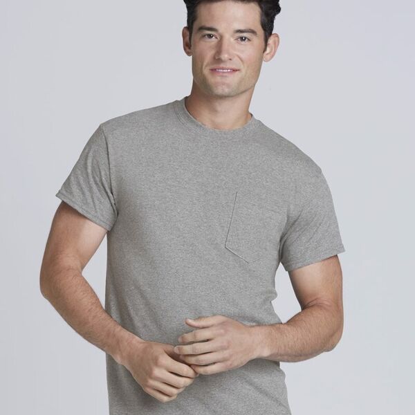 Unisex DryBlend® Pocket T-Shirt Thumbnail
