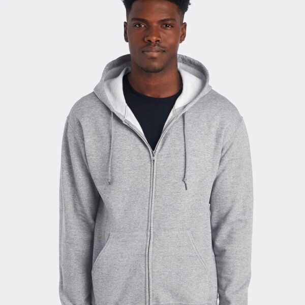 Unisex NuBlend® Full-Zip Hooded Sweatshirt Thumbnail