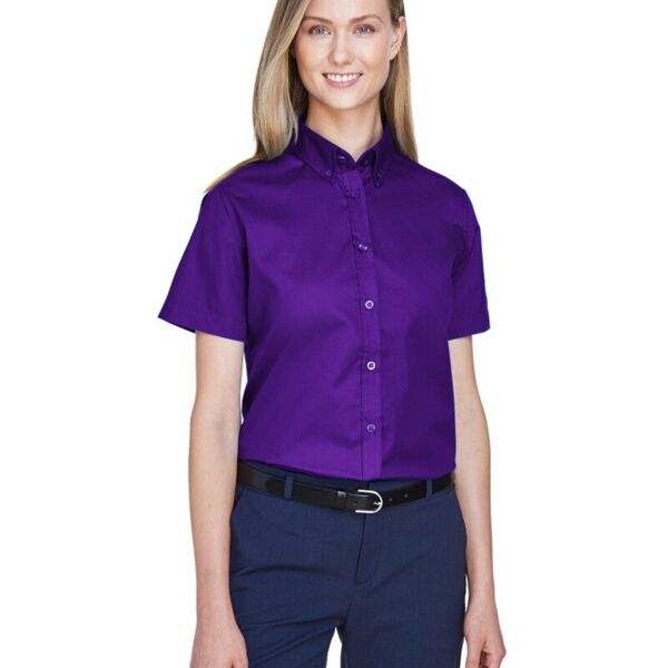 Women's Optimum Short Sleeve Twill Shirt Thumbnail