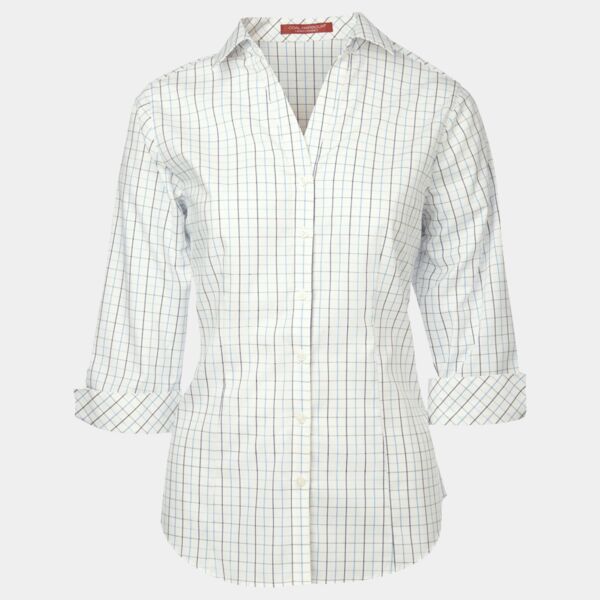COAL HARBOUR® TATTERSALL CHECK WOVEN LADIES' SHIRT Thumbnail