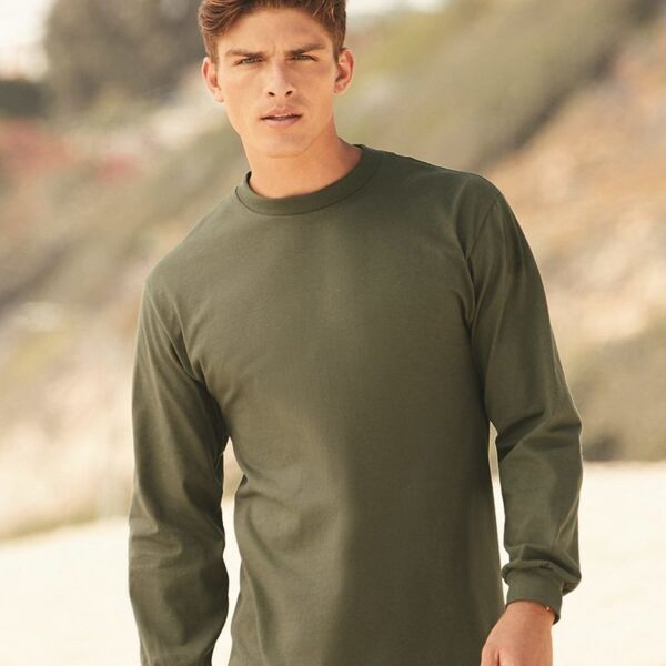 Unisex Heavyweight Cotton Long Sleeve Tee Thumbnail