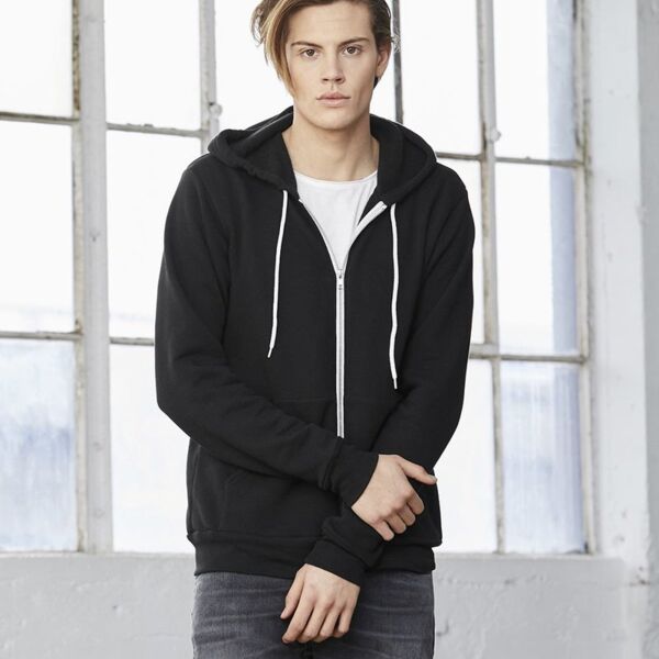 Unisex Sponge Fleece Full-Zip Hoodie Sweatshirt Thumbnail